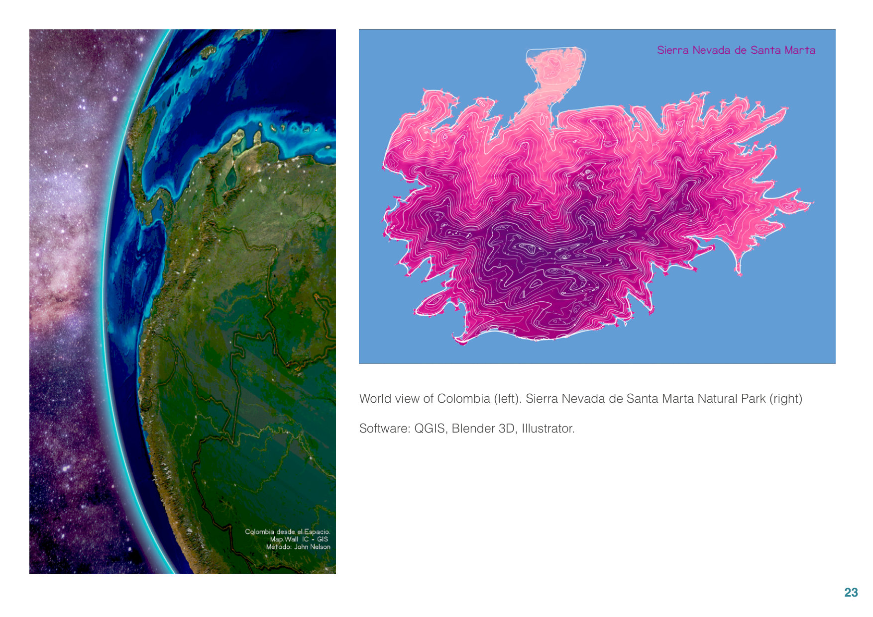 Colombia from Space · Sierra Nevada
