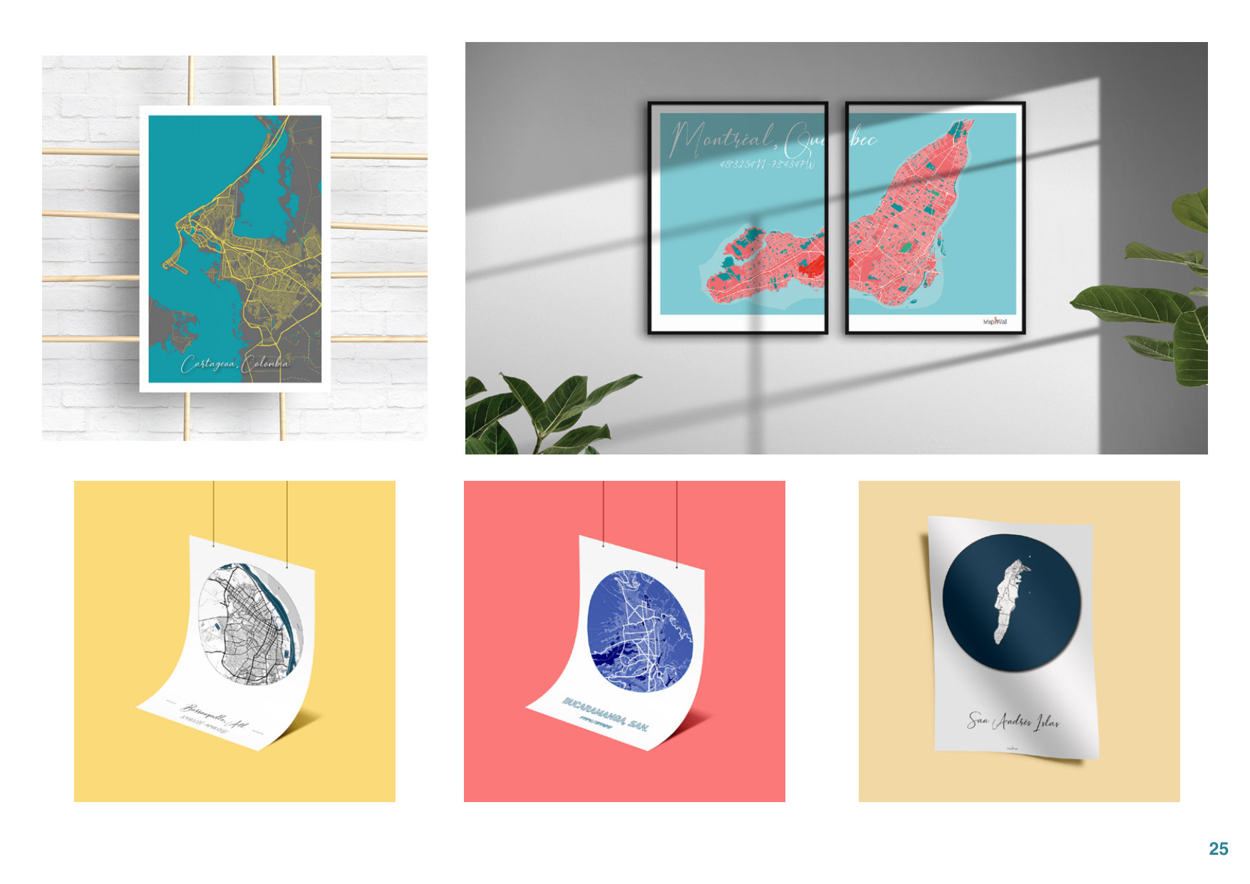 Urban Map Posters
